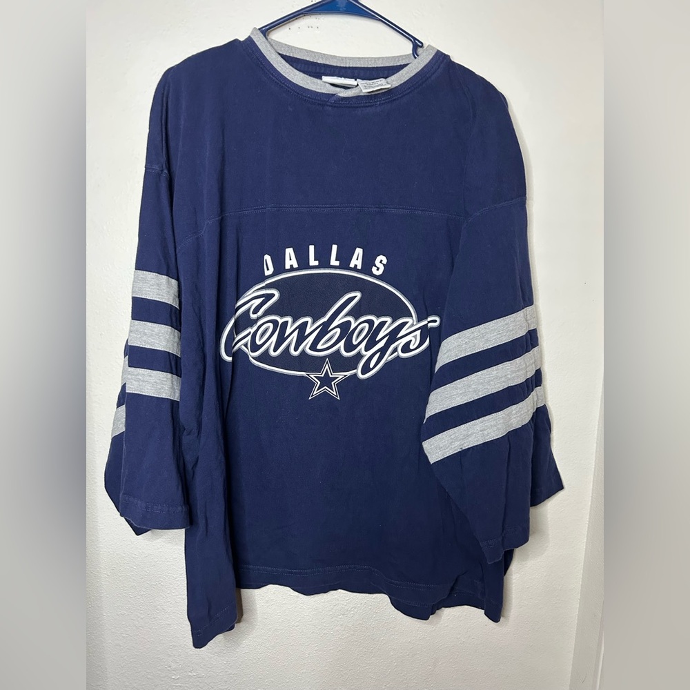 Vtg Iron Knights Dallas Cowboys Football 3/4 Sleeve Shirt Mens Size XL 2000